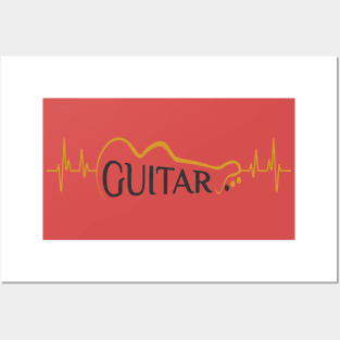 The beat of a guitarist Posters and Art